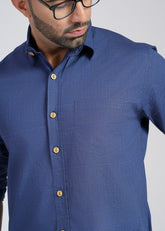 Cotton Poplin Full Sleeve Printed Shirt